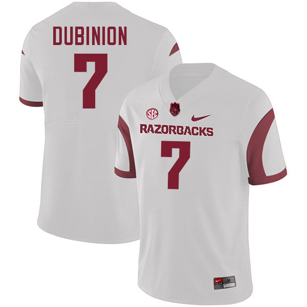 Rashod Dubinion Arkansas Jersey,Arkansas Razorbacks #7 Rashod Dubinion Jersey Youth College-White